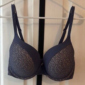 Victoria's Secret Purple Cream Underwire Bra